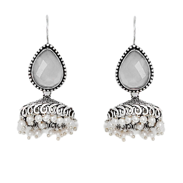 Teejh Lumbika Silver Oxidised Jewelry Gift Set