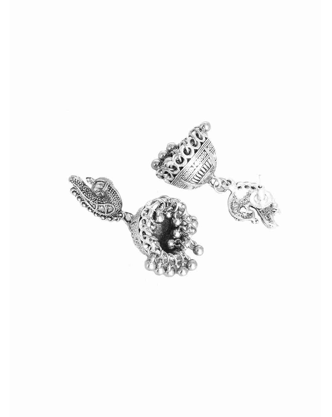 Teejh Yamura Silver Oxidised Jewelry Gift Set