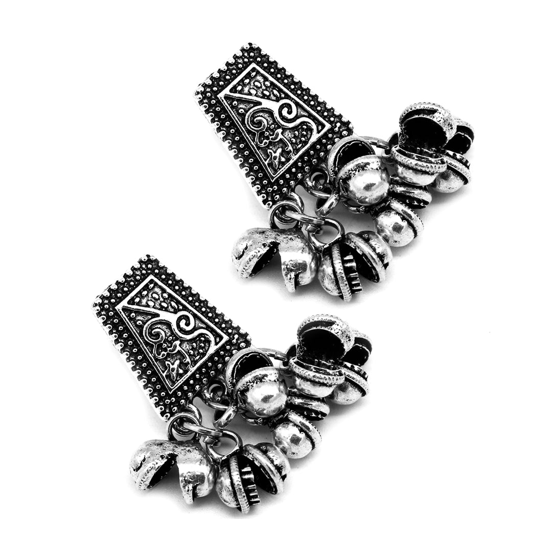 Svya Silver Oxidized Necklace - Teejh