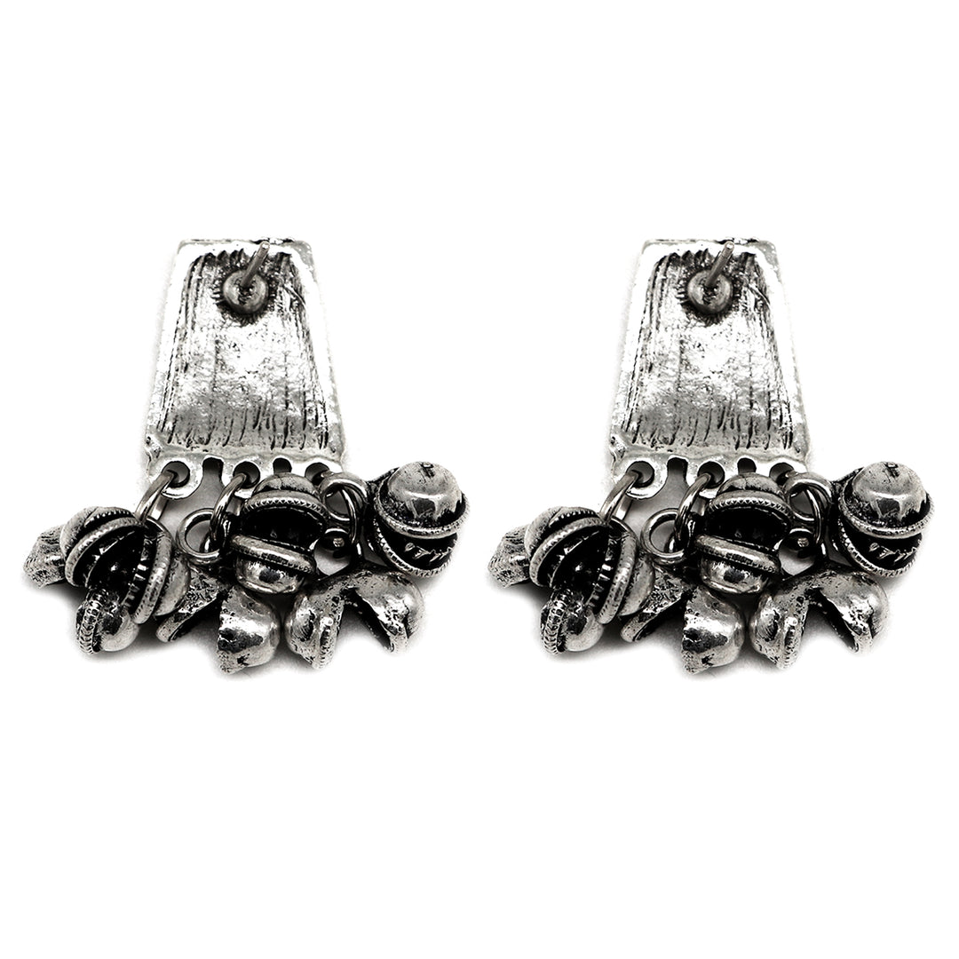 Svya Silver Oxidized Necklace - Teejh