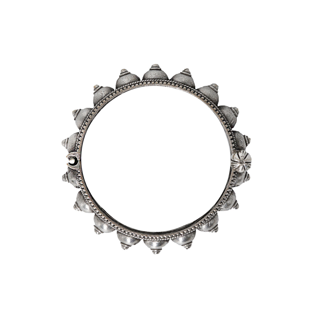 Teejh Sharmila Silver Oxidised Bangle