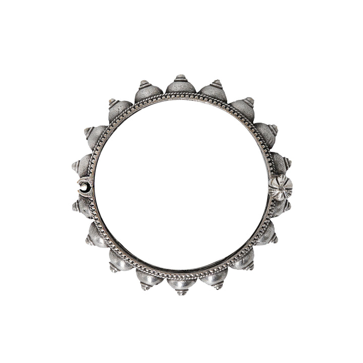 Teejh Sharmila Silver Oxidised Bangle