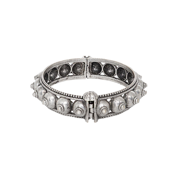 Teejh Sharmila Silver Oxidised Bangle