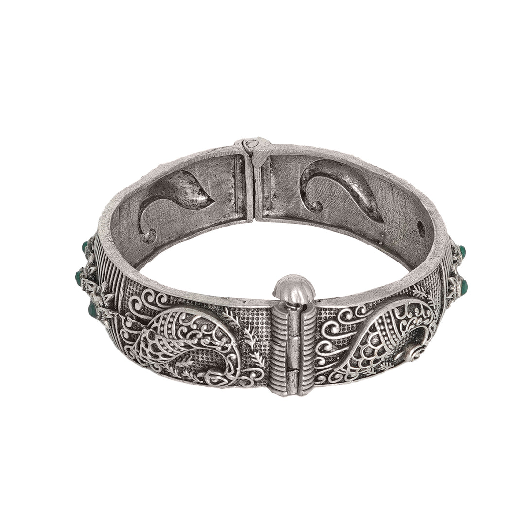 Teejh Vaarahi Silver Oxidised Bangles