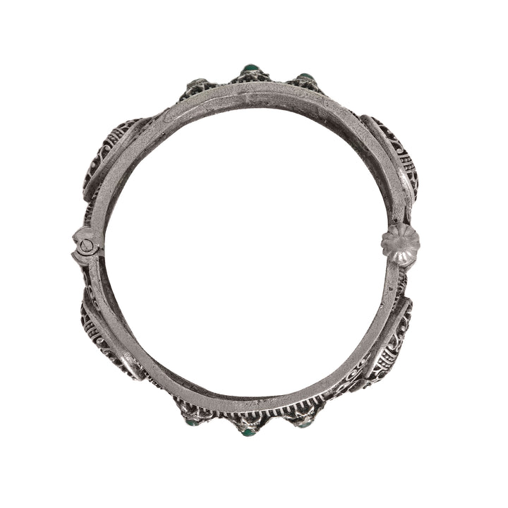 Teejh Vaarahi Silver Oxidised Bangles