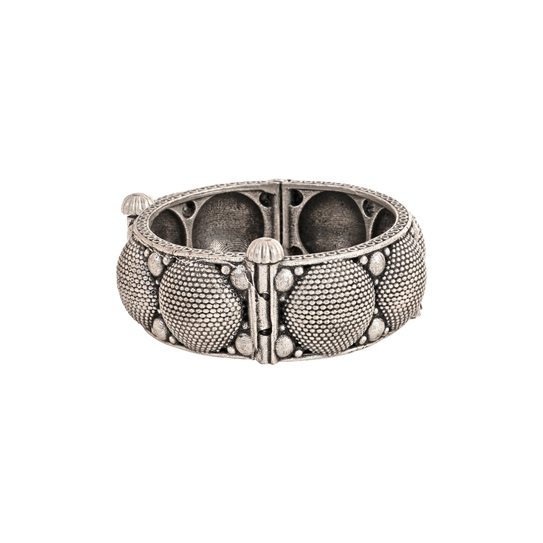 Teejh Ovya Silver oxidised bracelet