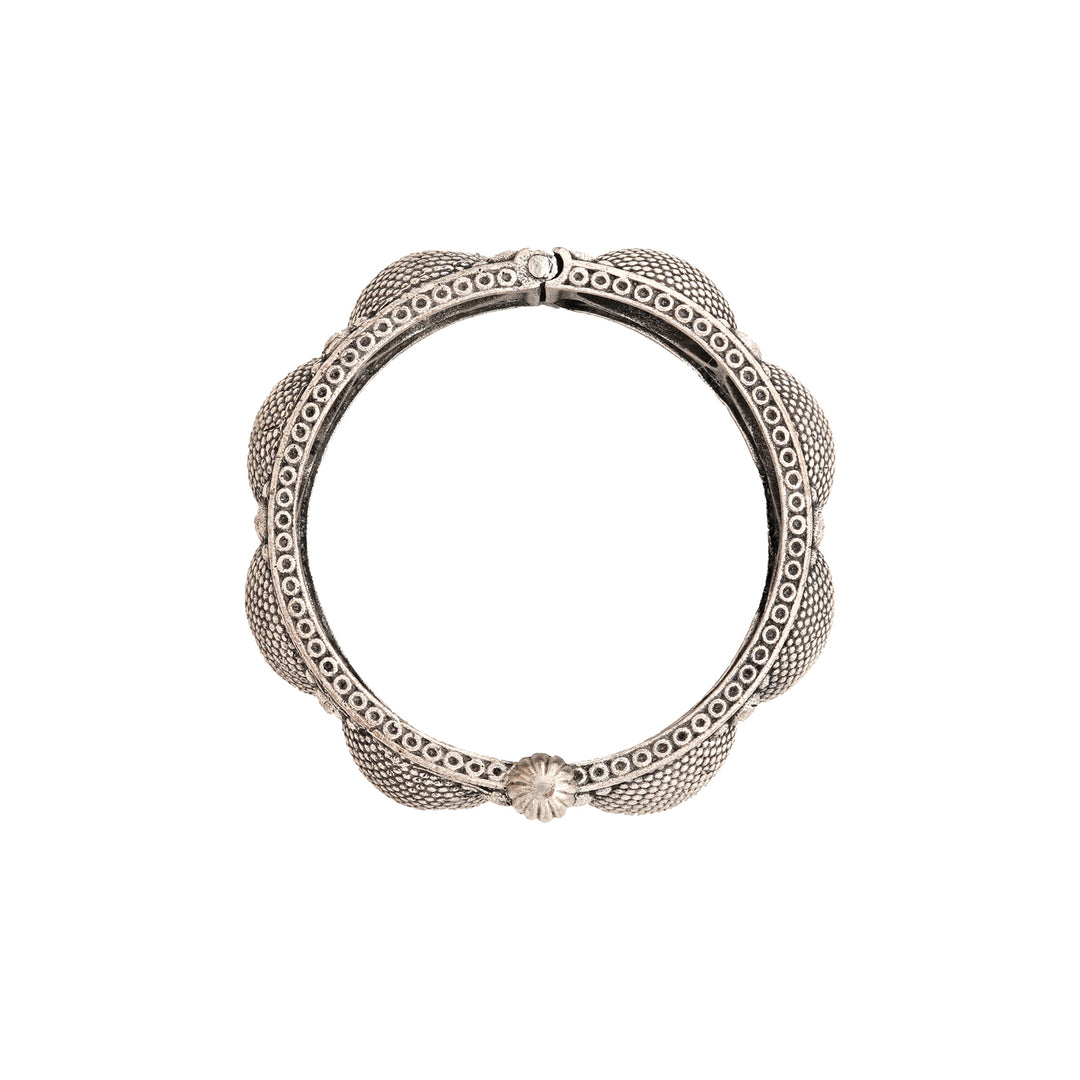 Teejh Ovya Silver oxidised bracelet
