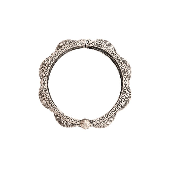 Teejh Ovya Silver oxidised bracelet