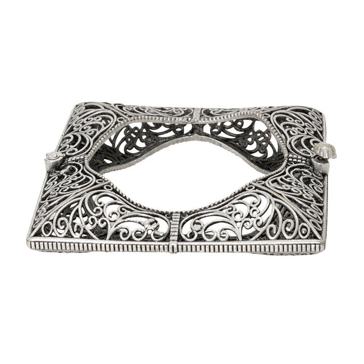Teejh Nishika Silver Oxidised Bracelet