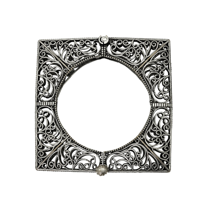 Teejh Nishika Silver Oxidised Bracelet