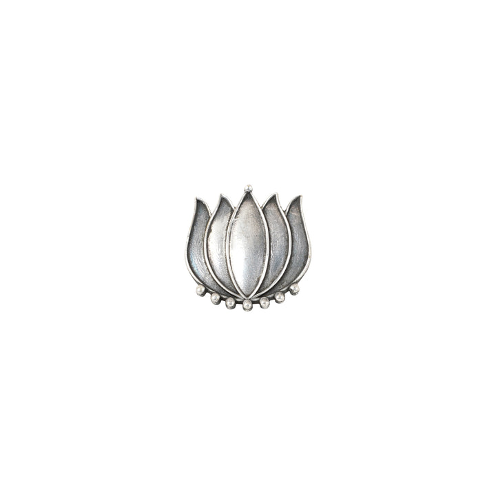 Teejh Aagha Silver Oxidised Ring