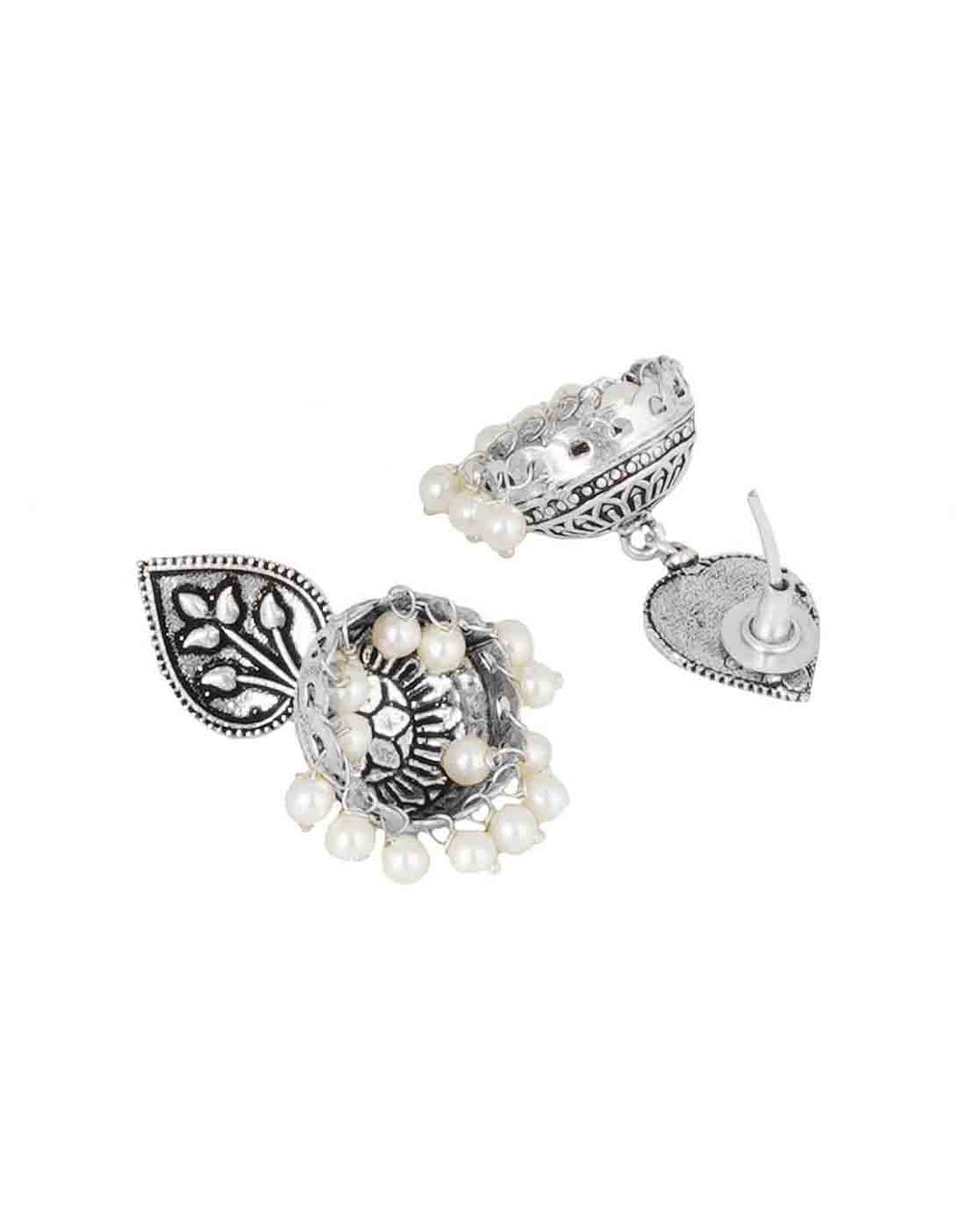 Teejh Oshee Silver Oxidised Jewelry Gift Set