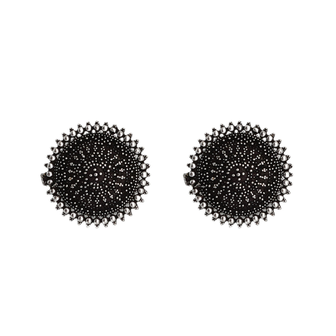 Teejh Darshita Silver Oxidised Toe Rings