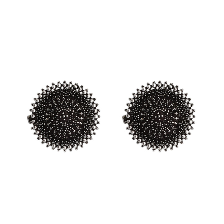 Teejh Darshita Silver Oxidised Toe Rings