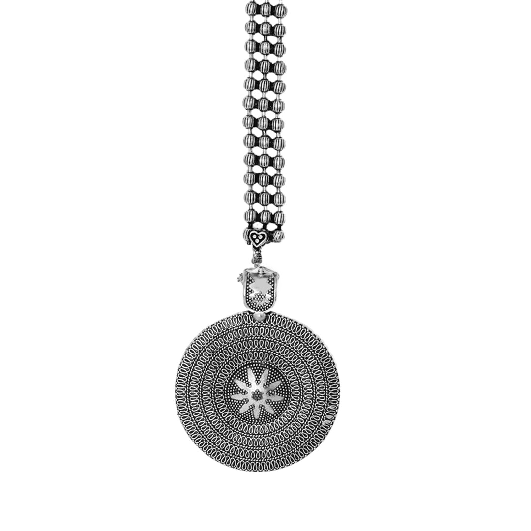 Teejh Miraya Silver Oxidised Maang Tika