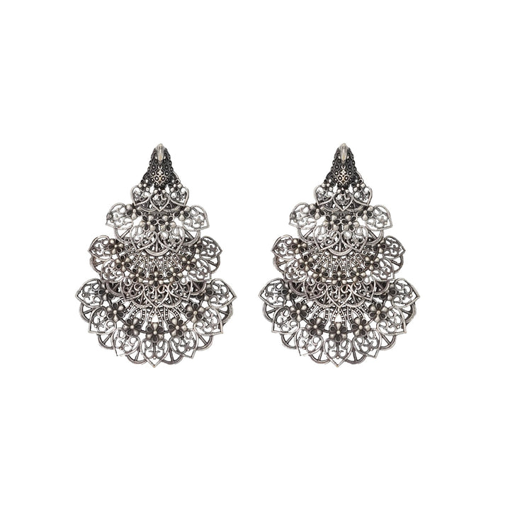 Teejh Padmaja Silver Oxidised Jewelry Gift Set