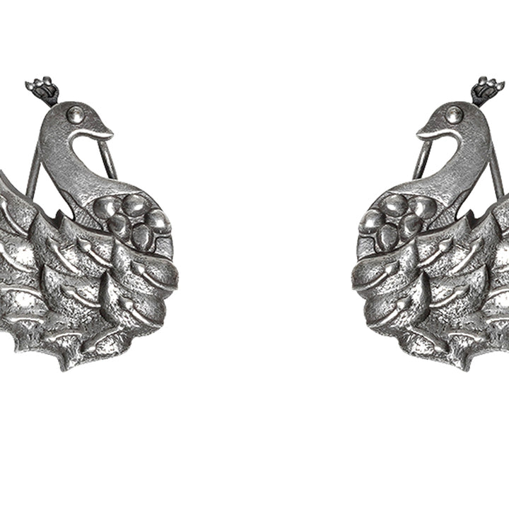 Teejh Anu Priya Silver Oxidised Earrings