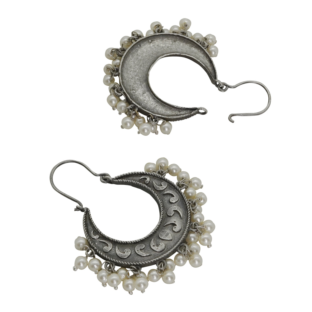 Teejh Vibha Silver Oxidised Earrings