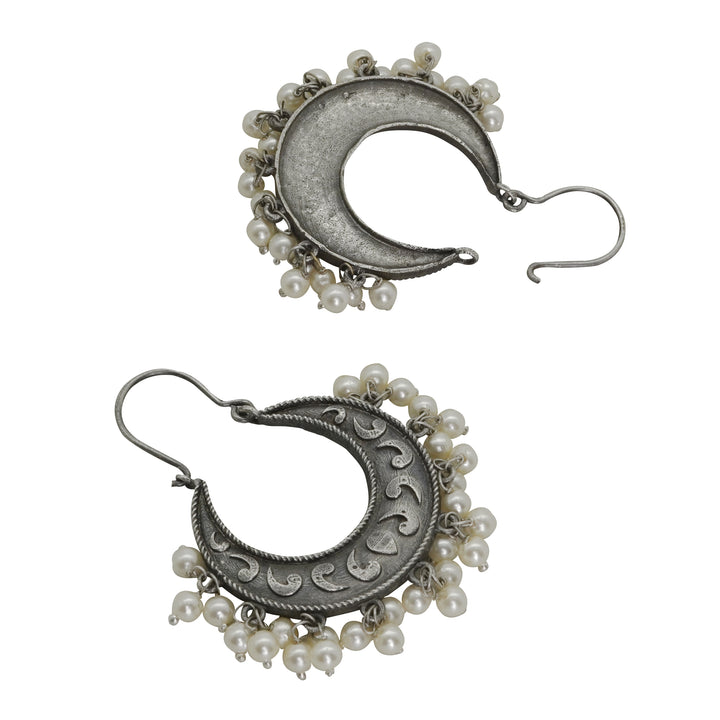 Teejh Vibha Silver Oxidised Earrings