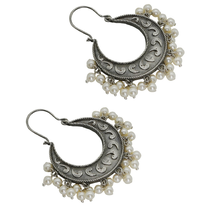 Teejh Vibha Silver Oxidised Earrings