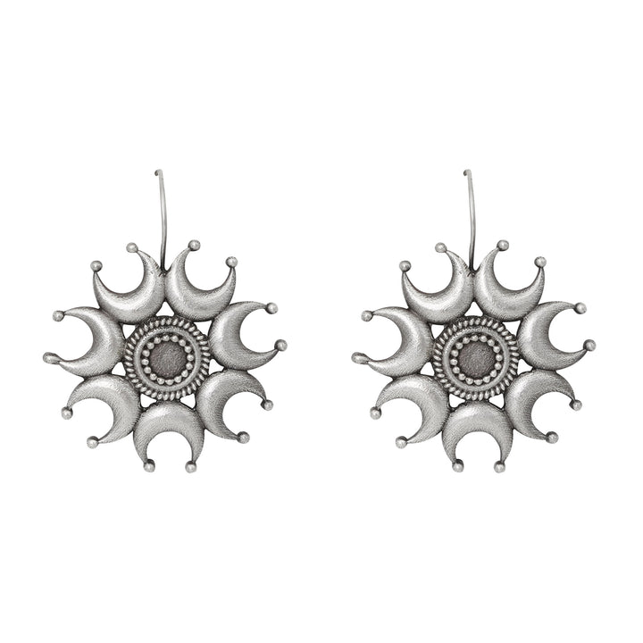Teejh Kyra Silver Oxidised Earrings