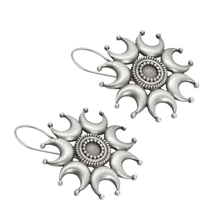 Teejh Kyra Silver Oxidised Earrings