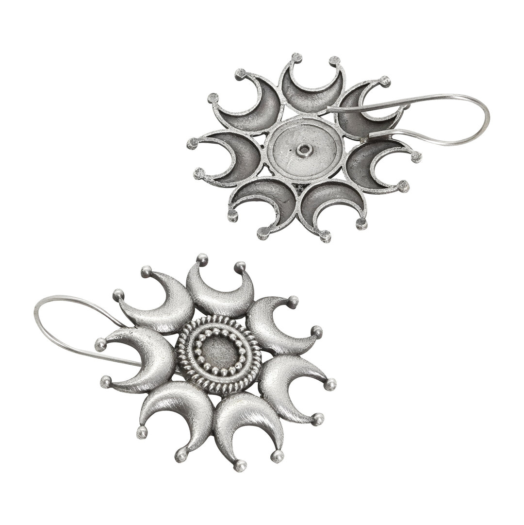 Teejh Kyra Silver Oxidised Earrings