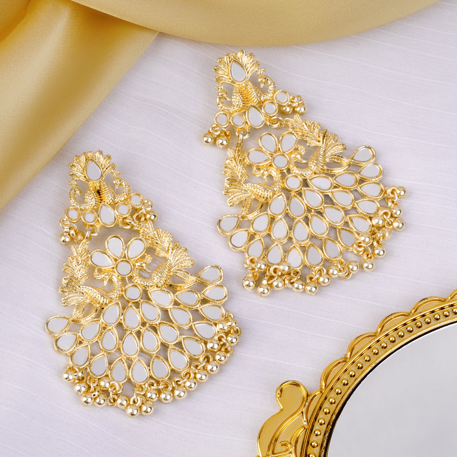 Dubai gold earrings design|Arabic design gold earrings - YouTube