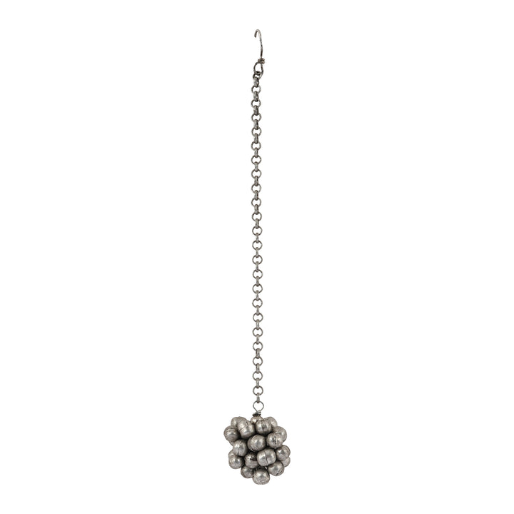 Teejh Sumi Silver Oxidised Ghungroo Maang Tikka