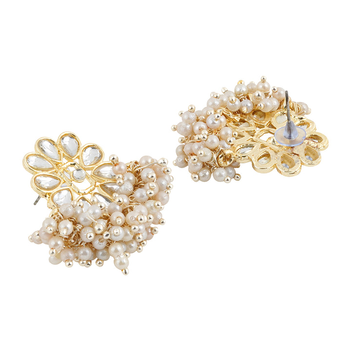 Teejh Kriya Pearl and Polki Earring