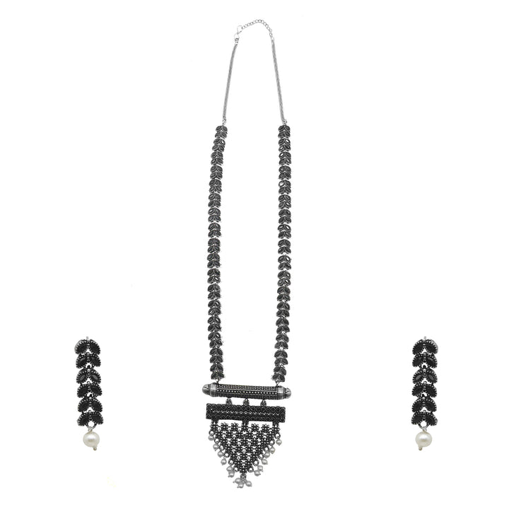 Teejh Sia Black Stone Silver Oxidized Jewelry Gift Set