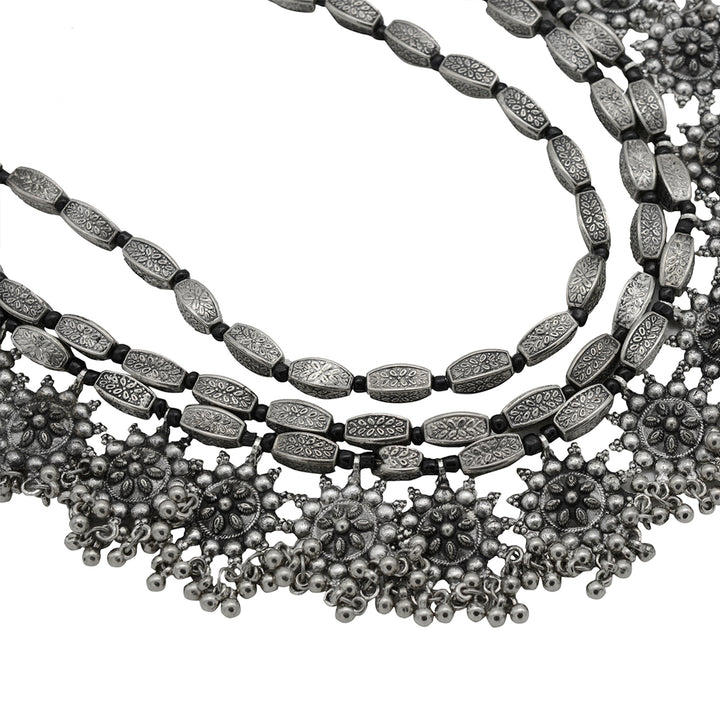 Teejh Ameena Silver Oxidized Jewelry Gift Set
