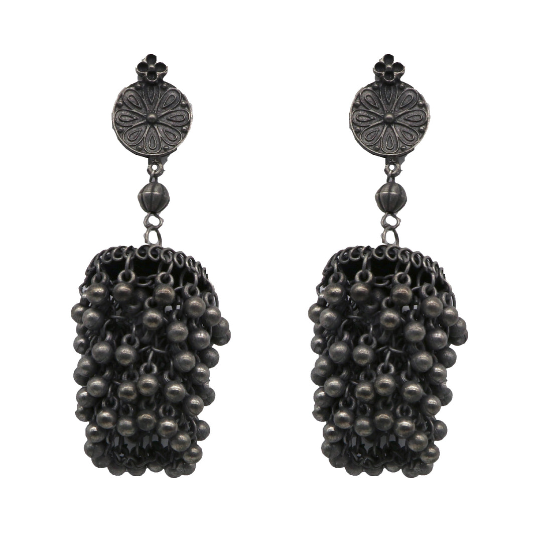 Teejh Tavishi Metallic Silver Oxidized Jewelry Gift Set