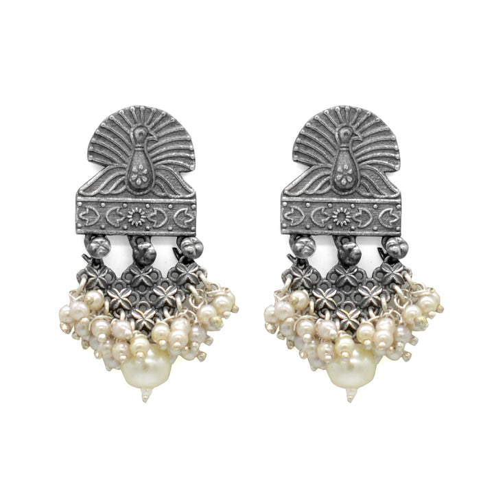 Teejh Ojasvi Metallic Silver Oxidized Jewerly Gift Set