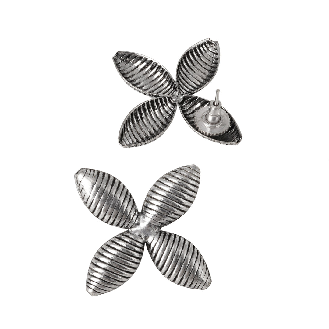 Teejh Paravi Silver Oxidised Jewelry Gift  Set