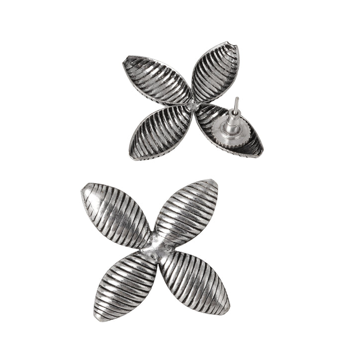 Teejh Paravi Silver Oxidised Jewelry Gift  Set