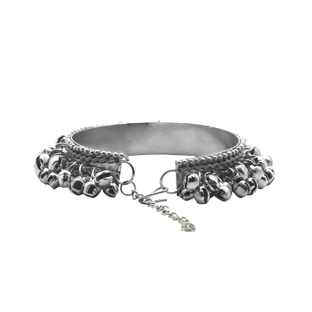 Teejh Bindiya Silver Oxidised Jewelry Gift Set