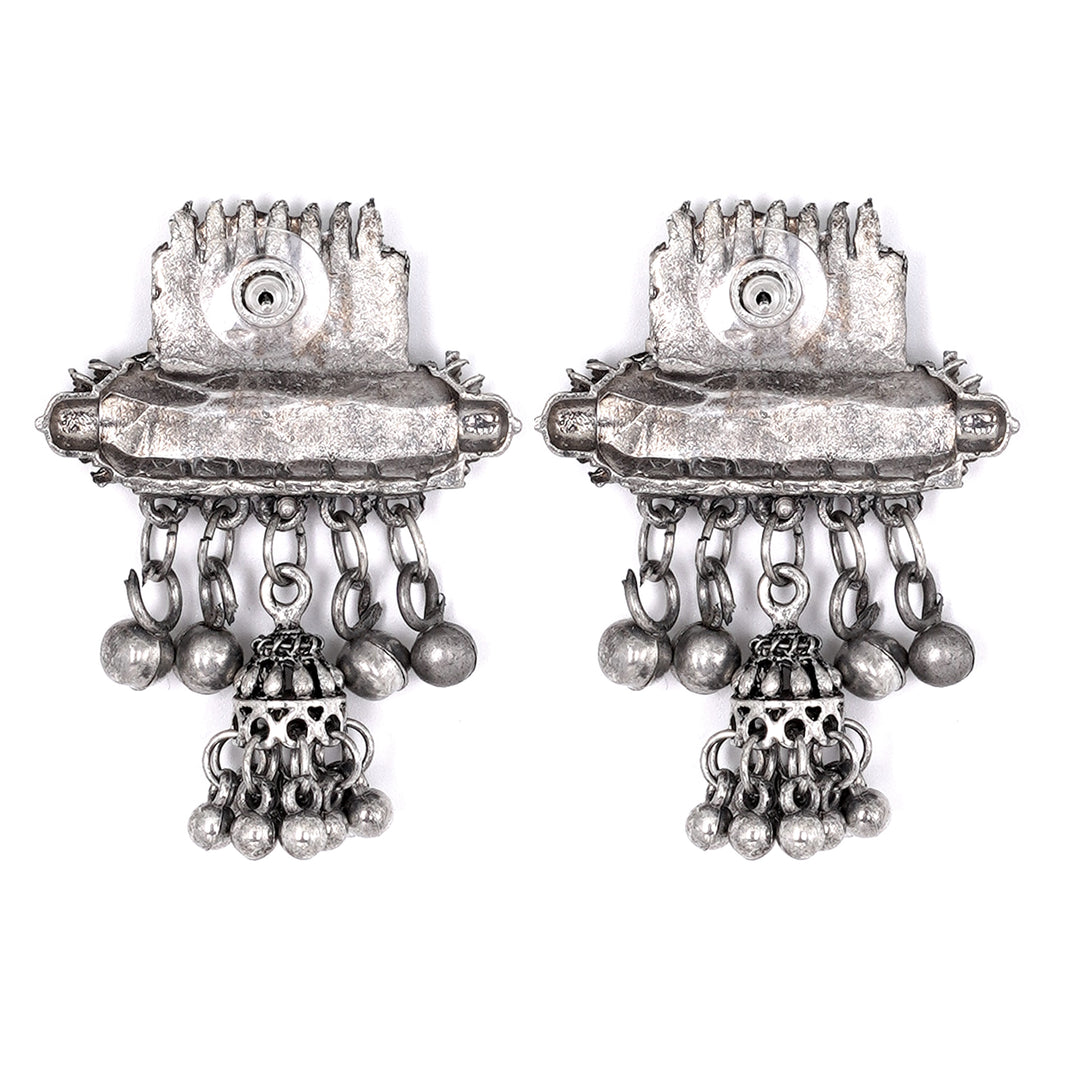 Teejh Varunya Silver Oxidised Jewelry Gift Set