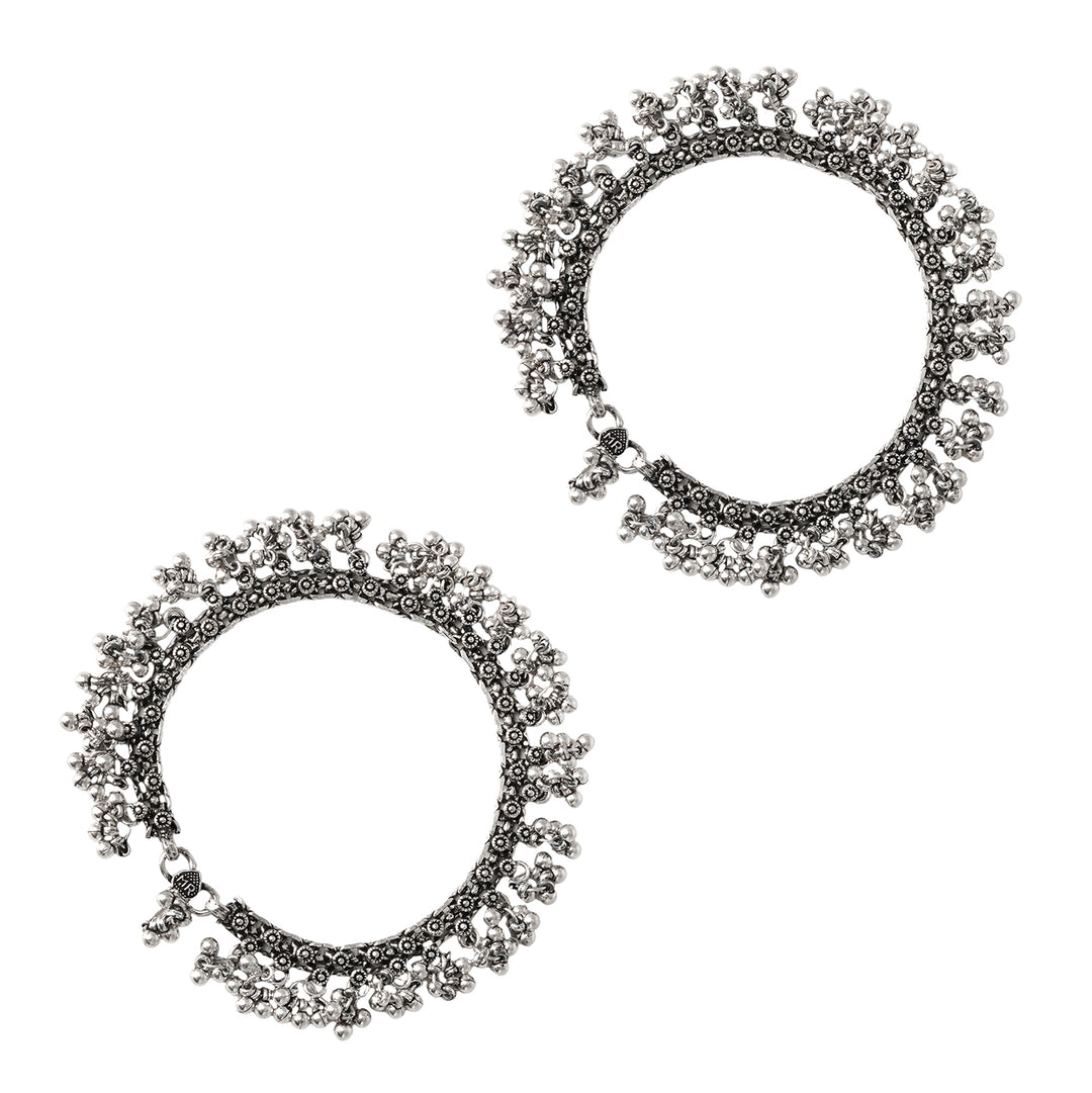 Teejh Srinaya Silver Oxidised Jewelry Gift Set