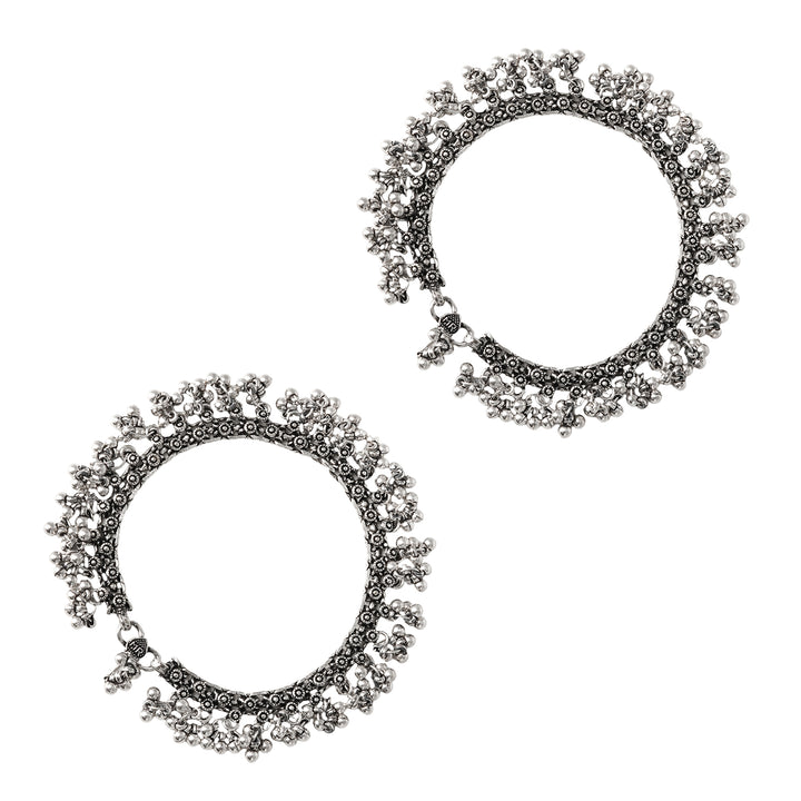 Teejh Srinaya Silver Oxidised Jewelry Gift Set