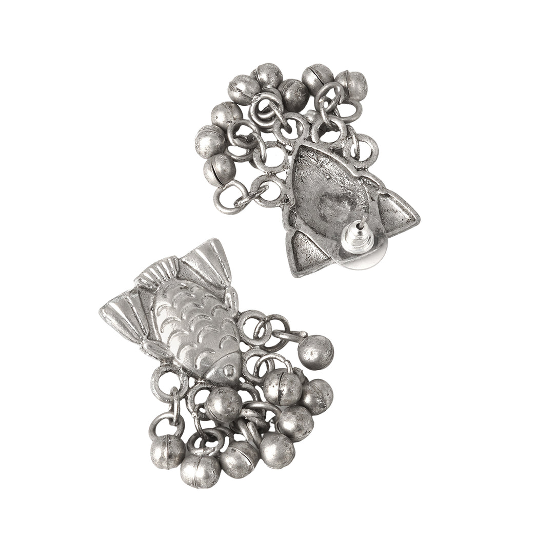 Teejh Druhi Silver Oxidised Jewelry Gift Set