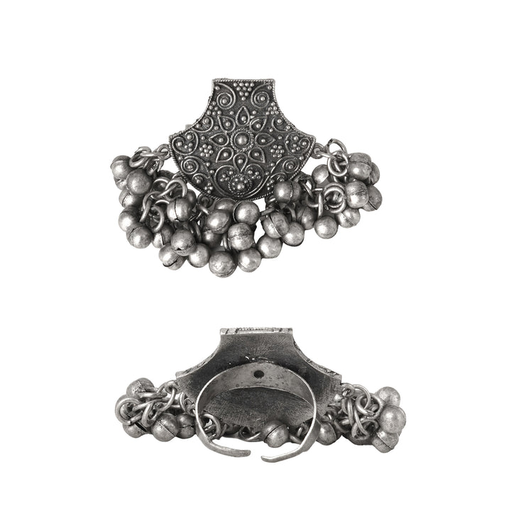Teejh Shipra Silver Oxidised Jewelry Gift Set