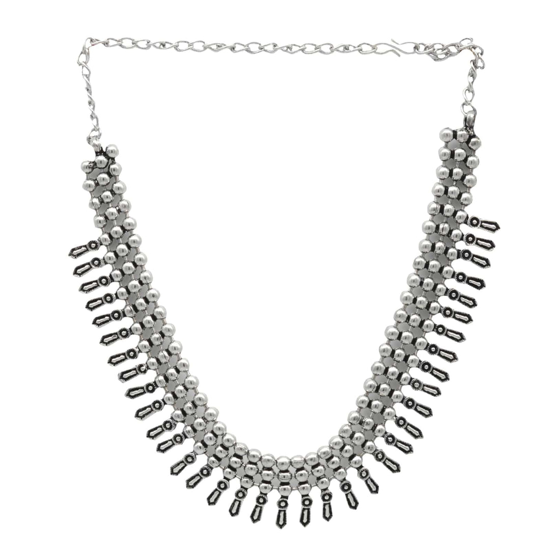 Teejh Anjani Silver Oxidised Jewelry Gift Set