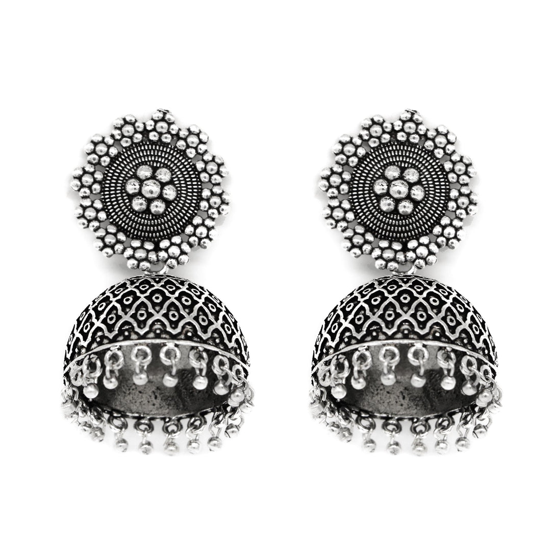Teejh Anjani Silver Oxidised Jewelry Gift Set