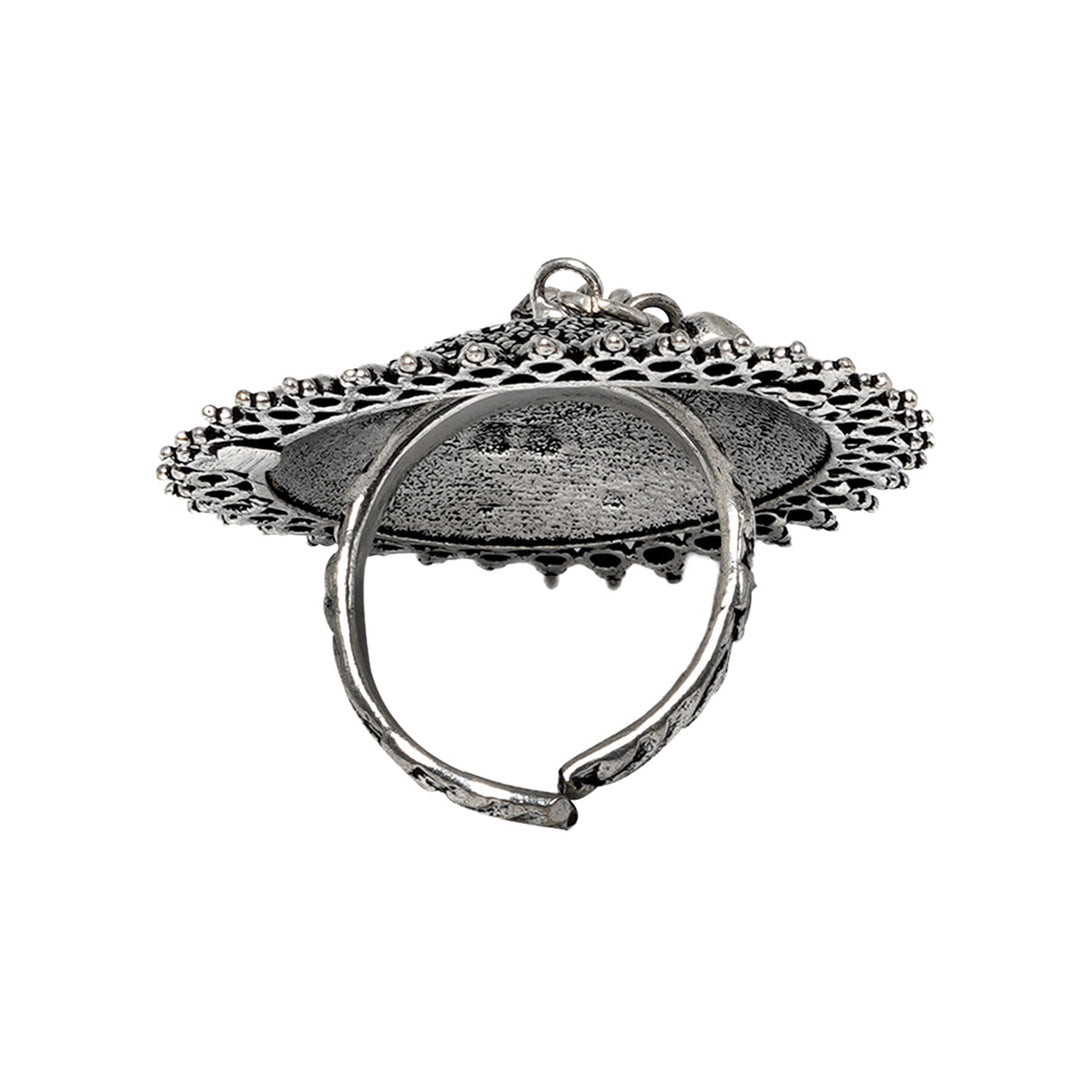 Teejh Shirsha Silver Oxidised Jewelry Gift Set