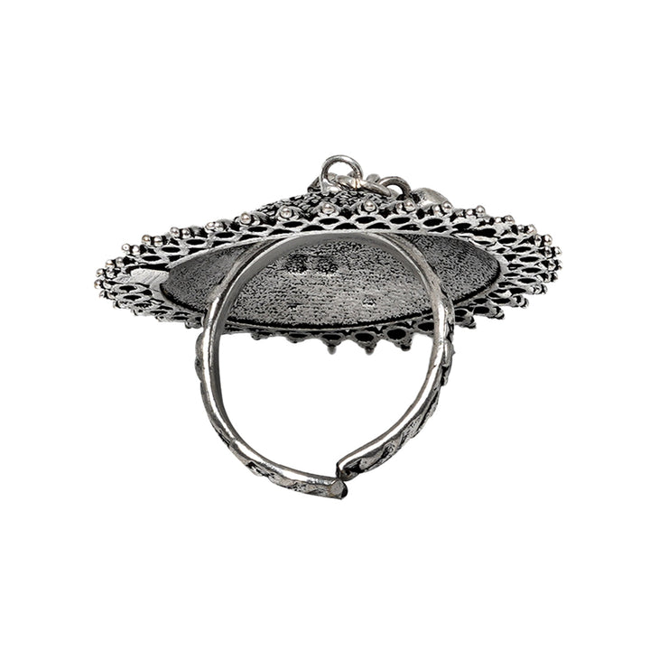 Teejh Shirsha Silver Oxidised Jewelry Gift Set