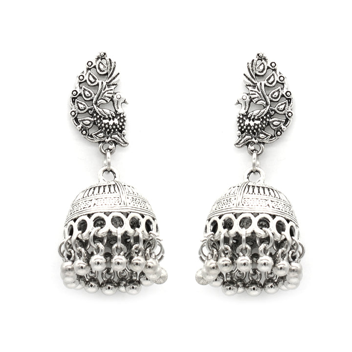 Teejh Aadya silver oxidized jewellery gift set - Teejh