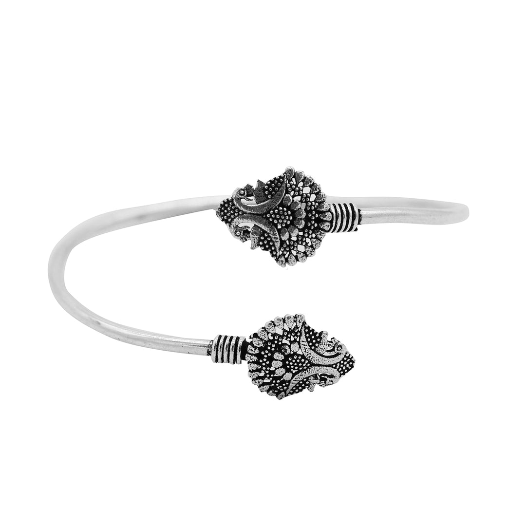 Teejh Aadya silver oxidized jewellery gift set - Teejh