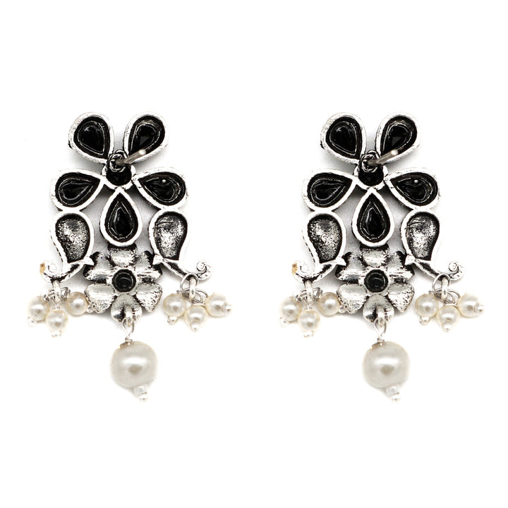Teejh Lasritha Silver Oxidised Jewelry Gift Set
