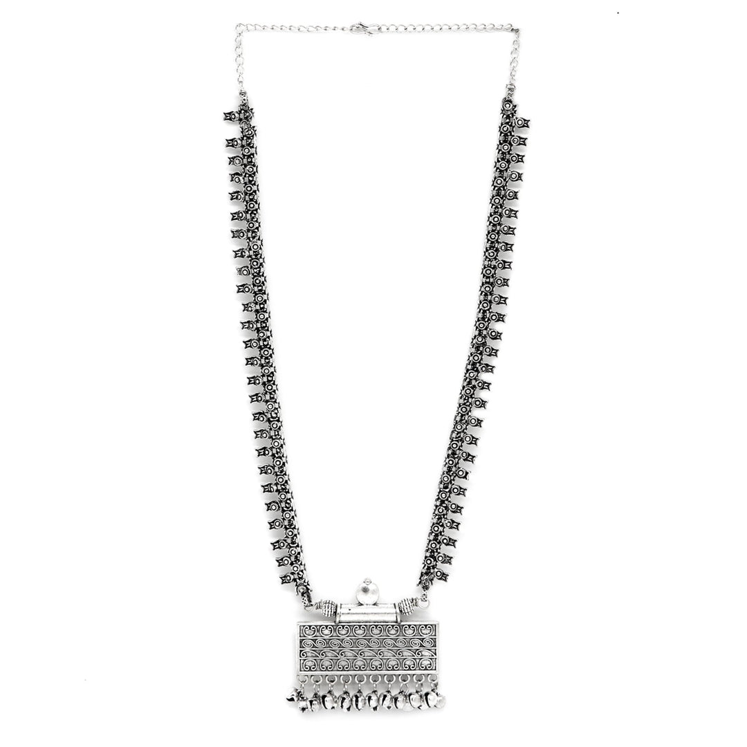 Teejh Aishala Silver Oxidised Jewelry Gift Set